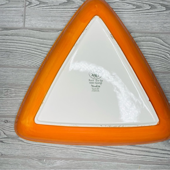 Play Art ceramic pool eight ball chips and dip bowl rack em up bowls collectable - Picture 6 of 8